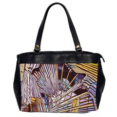 Abstract-drawing-design-modern Oversize Office Handbag (2 Sides)