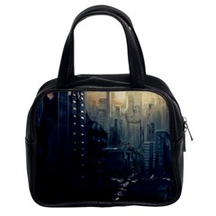 Apocalypse-post-apocalyptic Classic Handbag (two Sides) by Sudhe