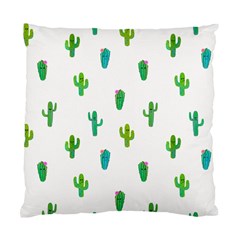 Funny Cacti With Muzzles Standard Cushion Case (one Side) by SychEva