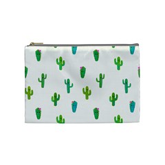 Funny Cacti With Muzzles Cosmetic Bag (medium) by SychEva