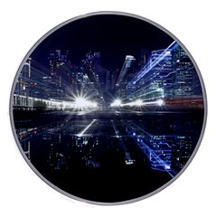Cityscape-light-zoom-city-urban Wireless Charger by Sudhe