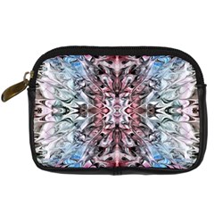 Abstract Waves  Digital Camera Leather Case