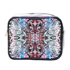 Abstract Waves  Mini Toiletries Bag (one Side)