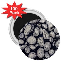 White Rocks Close Up Pattern Photo 2 25  Magnets (100 Pack) 