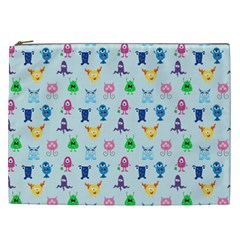 Funny Monsters Cosmetic Bag (xxl) by SychEva