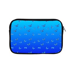 Butterflies At Blue, Two Color Tone Gradient Apple Macbook Pro 13  Zipper Case by Casemiro