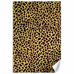 Fur-leopard 2 Canvas 24  X 36  by skindeep