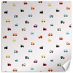 Cute Bright Little Cars Canvas 12  X 12  by SychEva