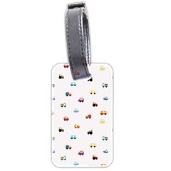 Cute Bright Little Cars Luggage Tag (two Sides) by SychEva