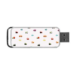 Cute Bright Little Cars Portable Usb Flash (two Sides) by SychEva