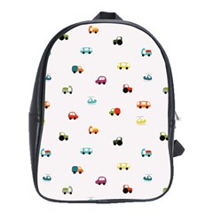 Cute Bright Little Cars School Bag (xl) by SychEva