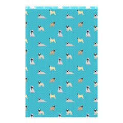 Funny Pugs Shower Curtain 48  X 72  (small)  by SychEva