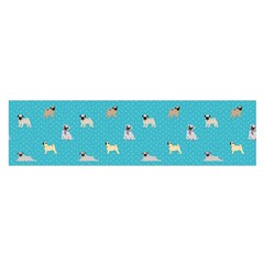 Funny Pugs Satin Scarf (oblong)