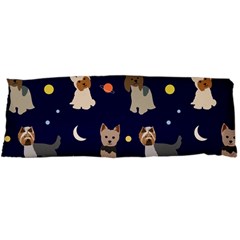 Terrier Cute Dog With Stars Sun And Moon Body Pillow Case Dakimakura (two Sides) by SychEva