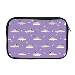 Pug Dog On A Cloud Apple Macbook Pro 17  Zipper Case by SychEva