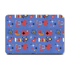 Blue 50s Small Doormat  by InPlainSightStyle