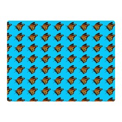 Monarch Butterfly Print Double Sided Flano Blanket (mini)  by Kritter