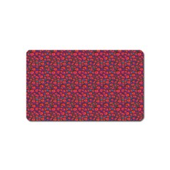 Pink Zoas Print Magnet (name Card) by Kritter