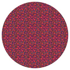 Pink Zoas Print Round Trivet by Kritter