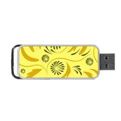 Folk Flowers Pattern  Portable Usb Flash (one Side) by Eskimos