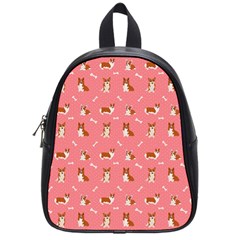 Cute Corgi Dogs School Bag (small) by SychEva