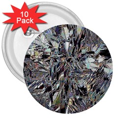 Teeth Grinder 3  Buttons (10 Pack)  by MRNStudios