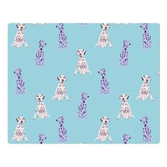 Dalmatians Are Cute Dogs Double Sided Flano Blanket (large)  by SychEva