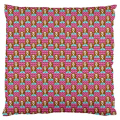 Girl Pink Standard Flano Cushion Case (one Side) by snowwhitegirl