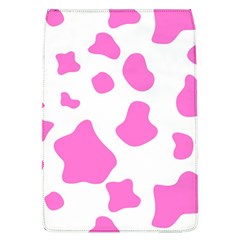 Pink Cow Spots, Large Version, Animal Fur Print In Pastel Colors Removable Flap Cover (l) by Casemiro