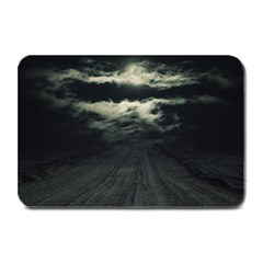 Dark Night Landscape Scene Plate Mats by dflcprintsclothing