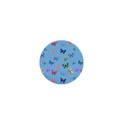 Multicolored Butterflies Whirl 1  Mini Buttons by SychEva