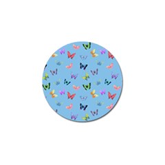 Multicolored Butterflies Whirl Golf Ball Marker (4 Pack) by SychEva