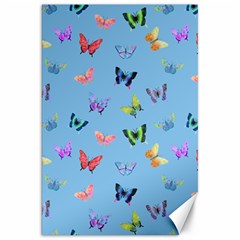 Multicolored Butterflies Whirl Canvas 20  X 30  by SychEva