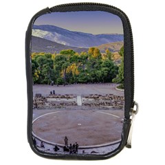 Epidaurus Theater, Peloponnesse, Greece Compact Camera Leather Case by dflcprintsclothing