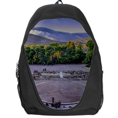 Epidaurus Theater, Peloponnesse, Greece Backpack Bag by dflcprintsclothing