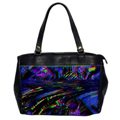 Unadjusted Tv Screen Oversize Office Handbag by MRNStudios