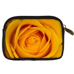 Yellow Rose Digital Camera Leather Case Back