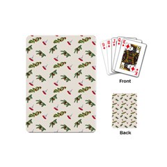 Spruce And Pine Branches Playing Cards Single Design (mini) by SychEva