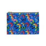 Bright Butterflies Circle In The Air Cosmetic Bag (Medium) Front