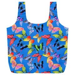 Bright Butterflies Circle In The Air Full Print Recycle Bag (xxxl) by SychEva