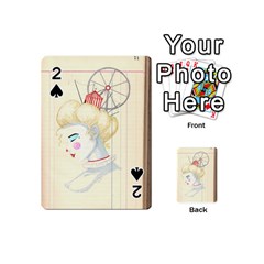 Clown Maiden Playing Cards 54 Designs (mini) by Limerence