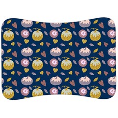 Autumn Pumpkins Velour Seat Head Rest Cushion by SychEva