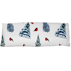 Christmas Trees And Bullfinches Body Pillow Case (dakimakura) by SychEva