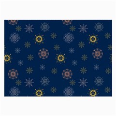 Magic Snowflakes Large Glasses Cloth (2 Sides) by SychEva