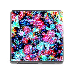 Neon Floral Memory Card Reader (square 5 Slot) by 3cl3ctix