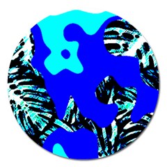 Abstract Tropical Magnet 5  (round) by 3cl3ctix