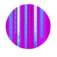 Warped Stripy Dots Mini Round Pill Box (pack Of 5) by essentialimage365