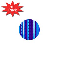 Warped Stripy Dots 1  Mini Buttons (10 Pack)  by essentialimage365