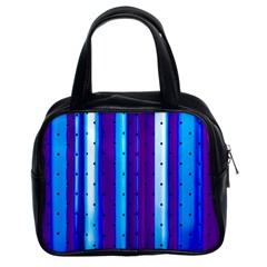 Warped Stripy Dots Classic Handbag (two Sides) by essentialimage365