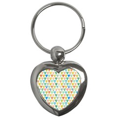 Multicolored Hearts Key Chain (heart) by SychEva